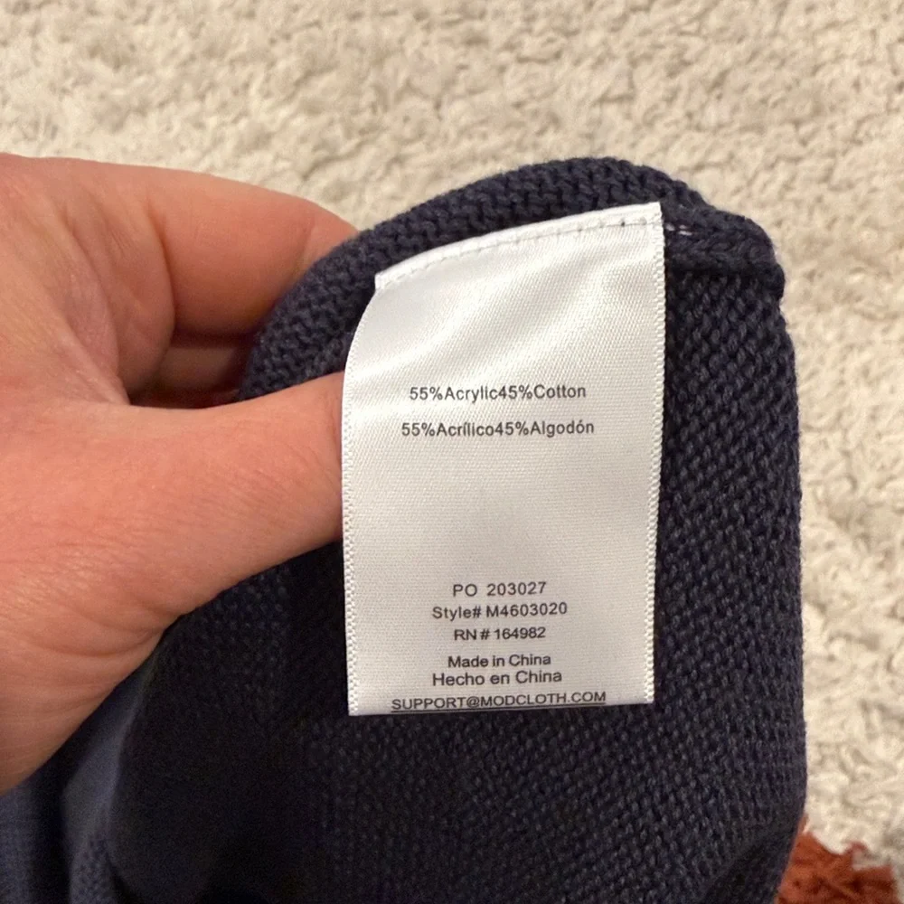 Modcloth Retro Charm Raglan Dinosaur Fair Isle Sweater - Picture 12 of 12